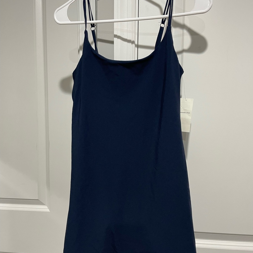 Abercrombie & Fitch Dark Blue Athletic Wear with Built in shorts XS